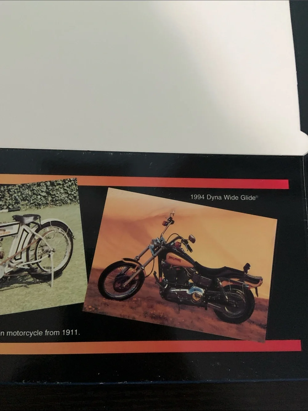 Vintage Harley Davidson Notebook Portfolio Pocket Folders Group of 4. From 1994